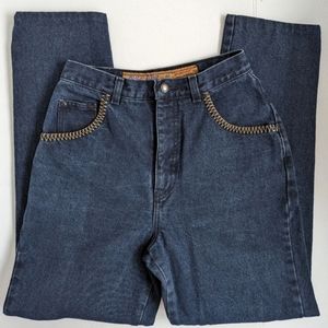 Vintage Western Black Jeans